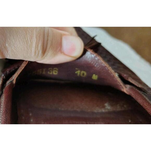 Vintage Levi's Men's Loafers New Castle Brown Leather Sz 10 - Picture 8 of 9